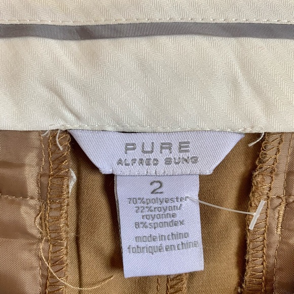 Camel/Tan Straight-leg Dress Pants - Picture 4 of 5